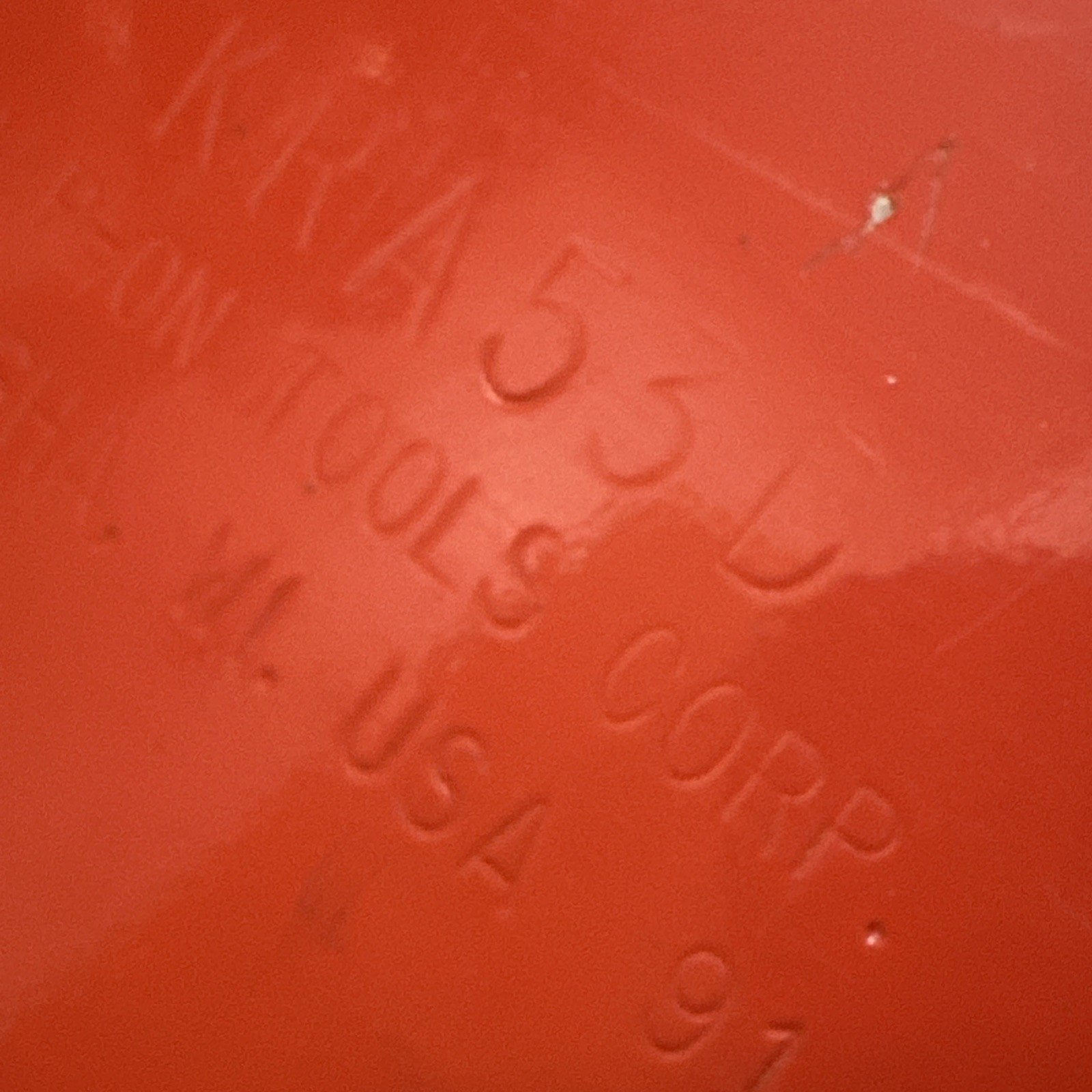 Vintage Snap-On Tools 24" Flip Top Tool Box 3 Drawer KRA-53D