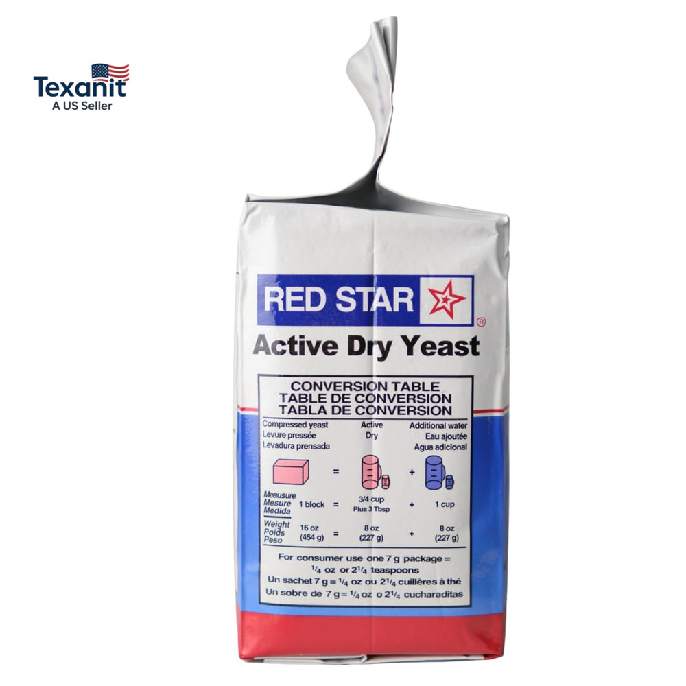 Active Dry Yeast 16 Oz (1 Pound) Size