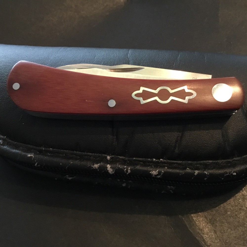 Custom Jeffery Mitchell 2 Bld Trapper Slipjoint Folder Folding Knife