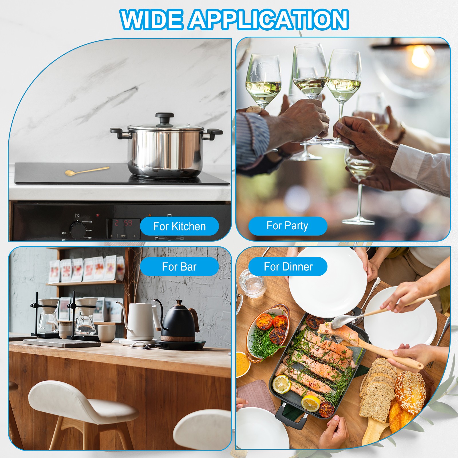 Long Handle Iced Tea Spoon, 4 Pcs 7" Stainless Steel Long Spoons, Rose Gold