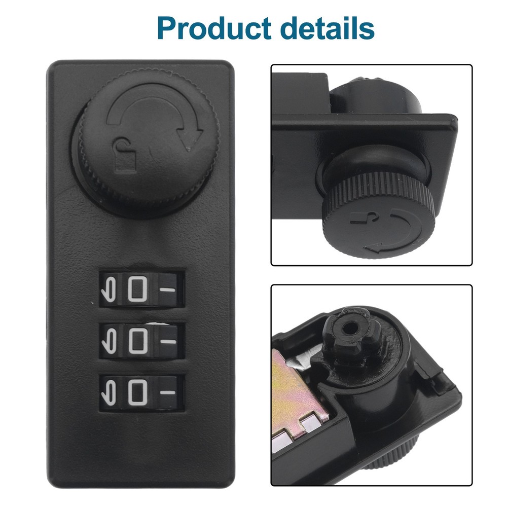 3 Digit Combination Password Drawer Lock Office Cabinet LocksSecurity Lockset