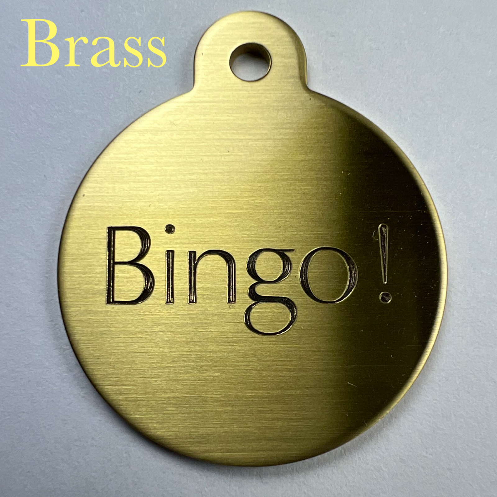 Custom Engraved Dog Tags Personalized Dog Collar PET TAGS Engraved ID TAG BRASS