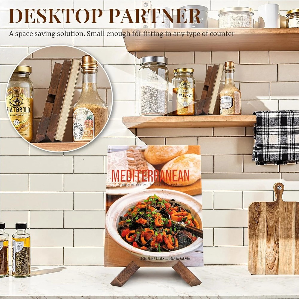 Wooden Cookbook Holder