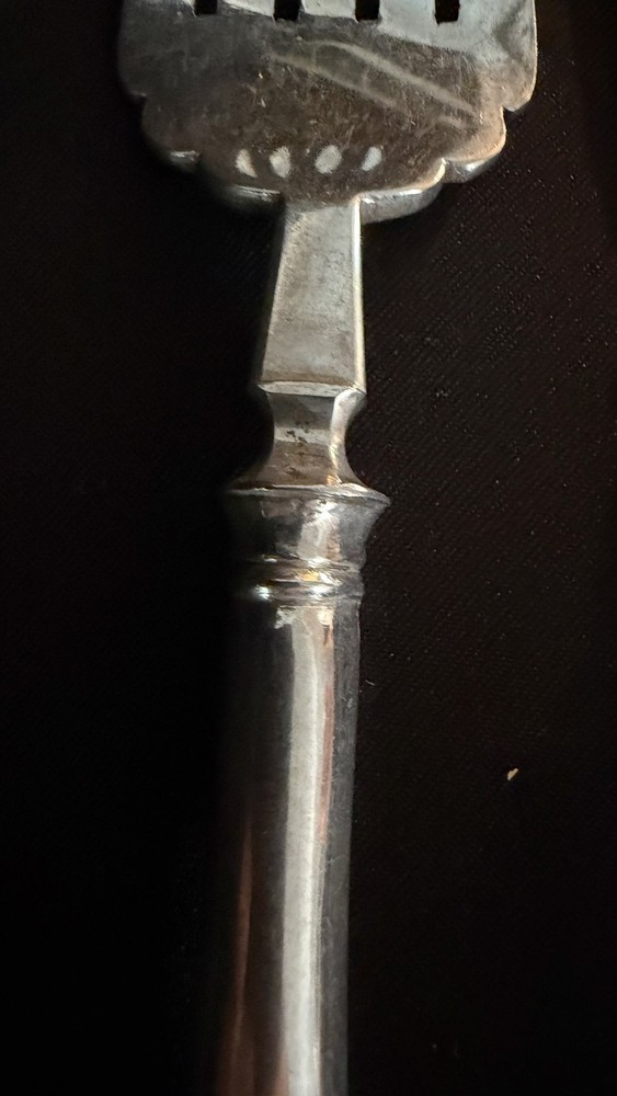 Antique Russian 84 Silver Pastry Server and Fork Set. Solid Silver 875 fine