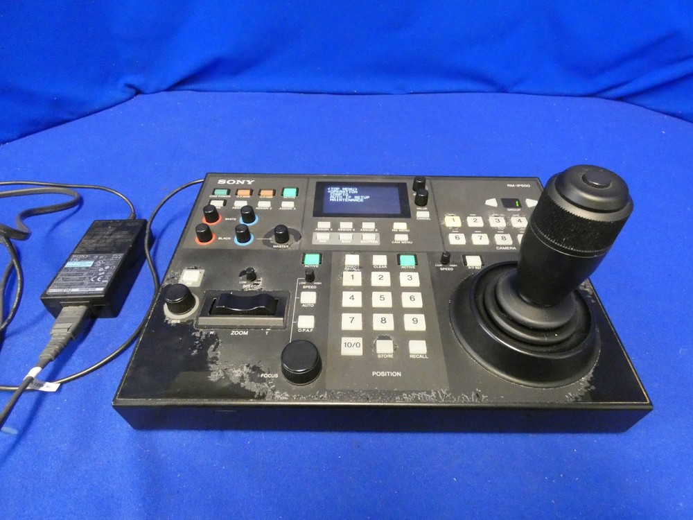 Sony RM-IP500 IP PTZ Camera Remote Controller w/External Power Supply