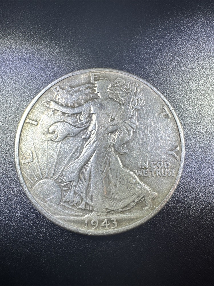 1943 Walking Liberty Half Dollar, 90% Silver