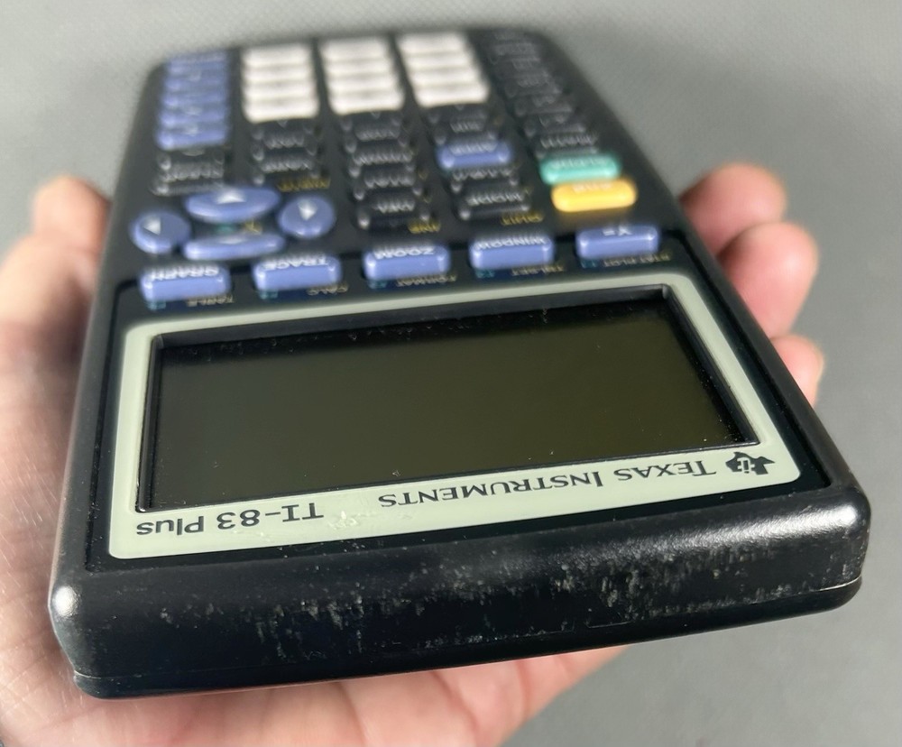 Texas Instruments TI-83 Plus Graphing Calculator Works Math School
