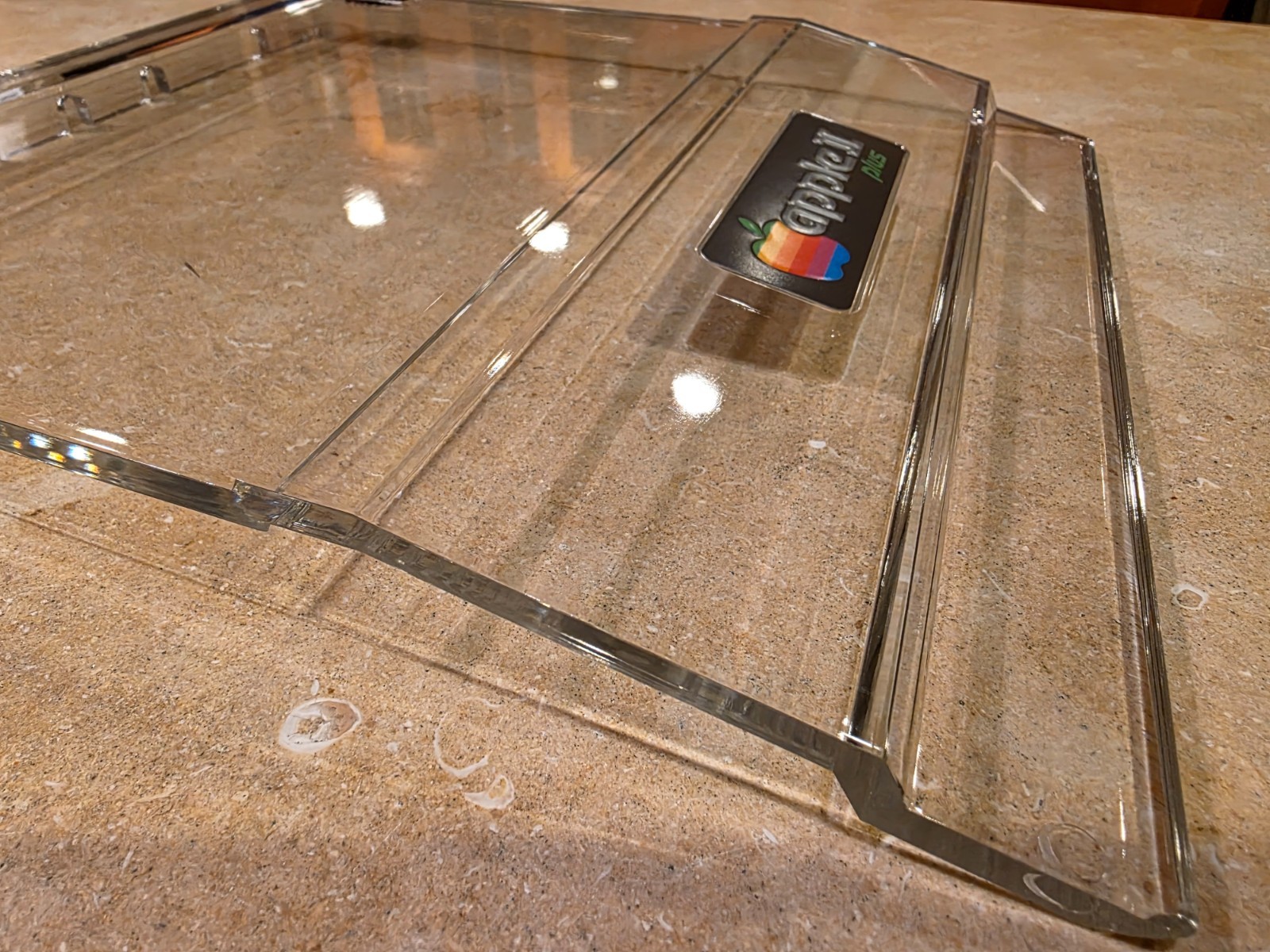 Transparent Clear Apple II Computer Lid / Top / Cover Apple 2 no reserve ][