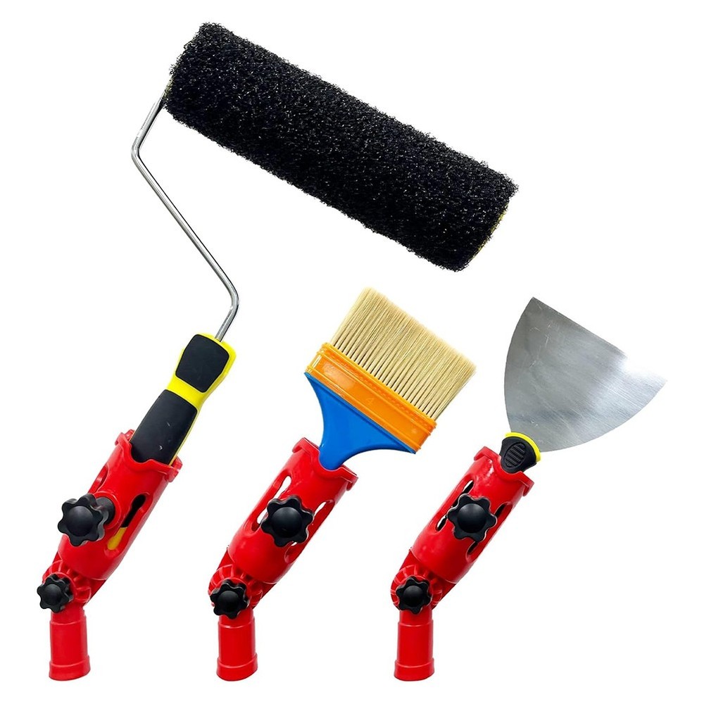 Multi-Angle Paint Brush Extender, Extension Pole Attachment Holder for4408