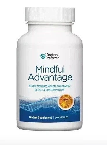 Mindful Advantage Brain Memory Focus Supplement - 30 Caps