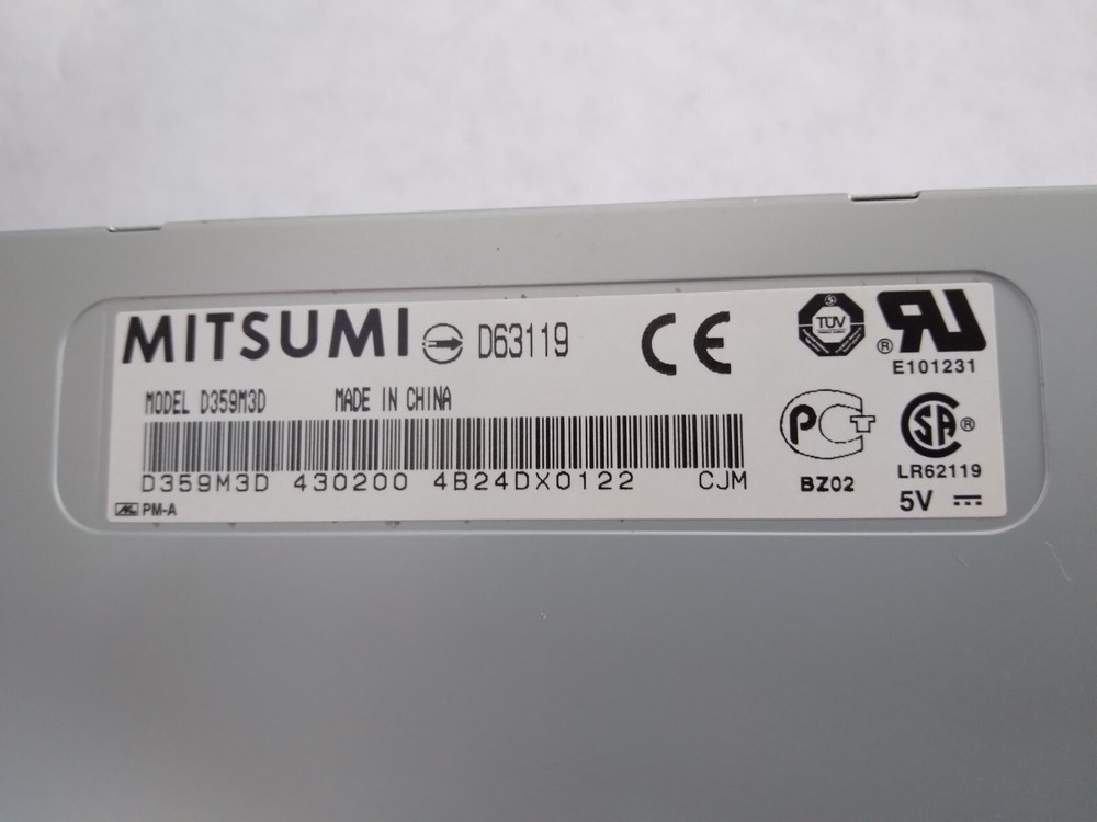 Mitsumi D359M3D 3.5" Floppy Disk Drive for PC/Other.