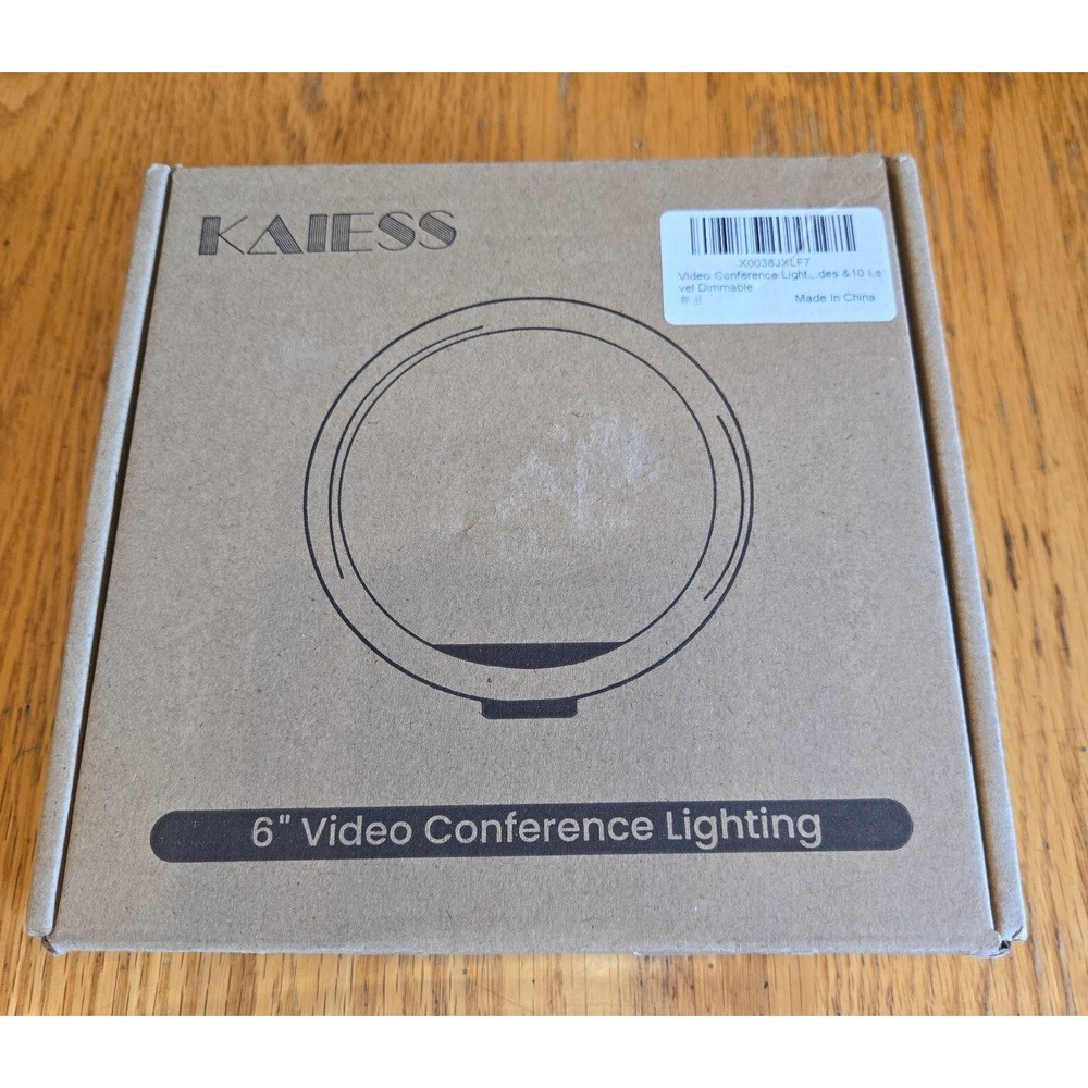 Kaiess 6 inch video conference lighting dimmable