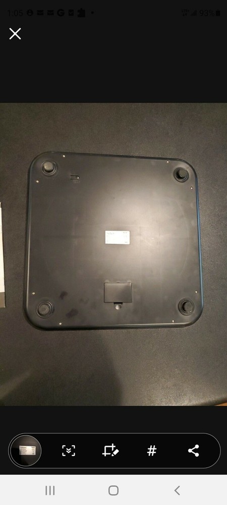 Digital bathroom scale glass