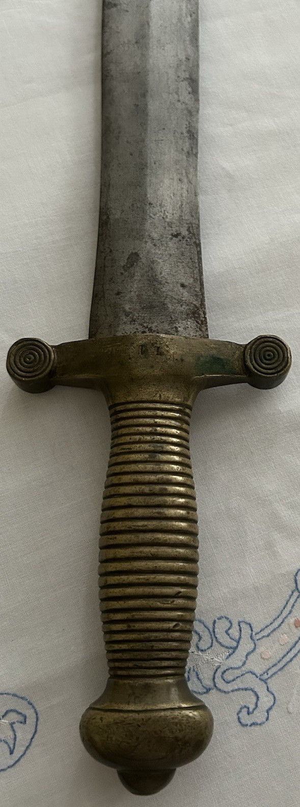 Antique US Civil War? French Artillery Short Sword W/Hallmarks