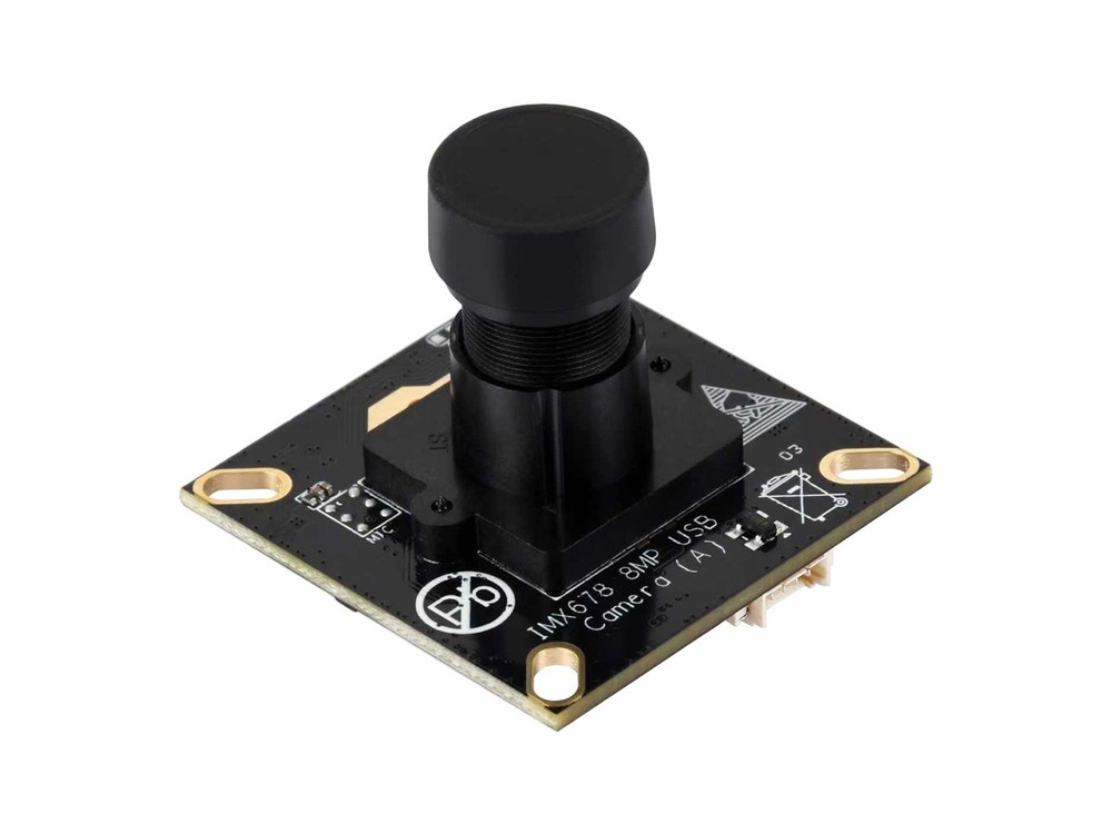 Waveshare IMX678 8MP M12 USB Camera Module IMX678 Sensor Chip USB2.0 Port