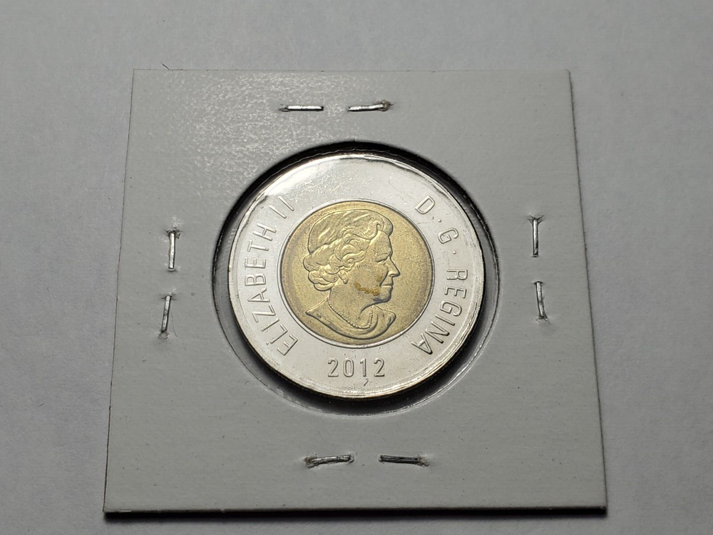 2012 CANADA PL Two Dollar Security Toonie Coin T148