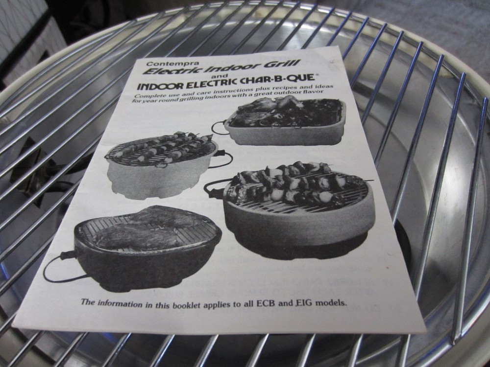 Contempra Round 12" Electric Indoor Grill Model EIGI-200
