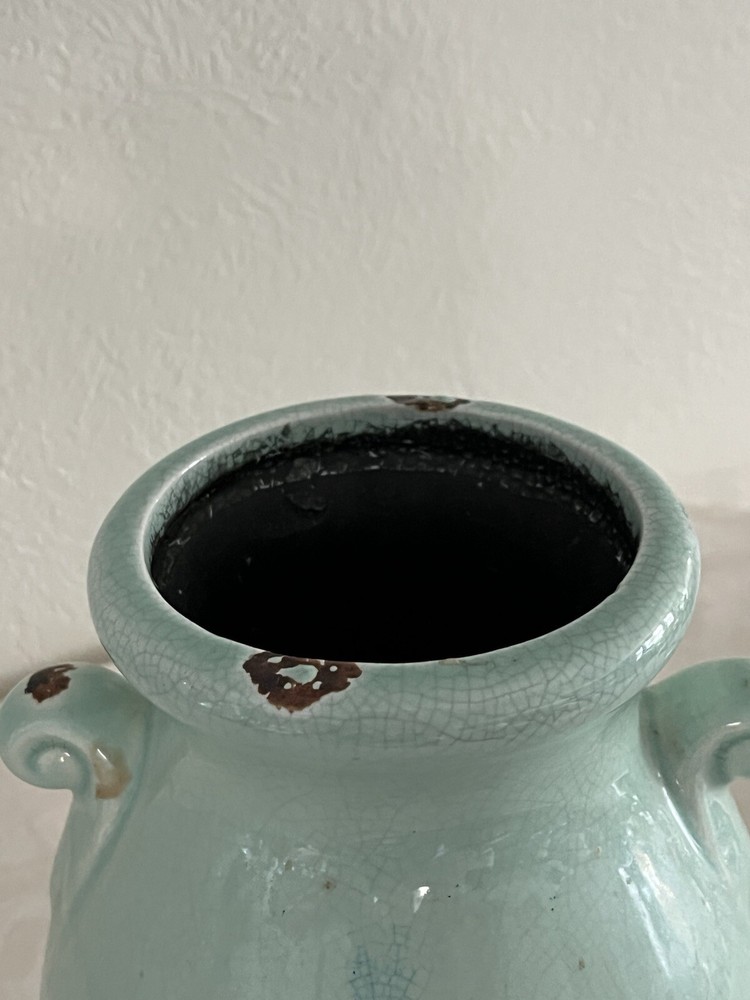 1970’s Orejon Turquoise Table Vase