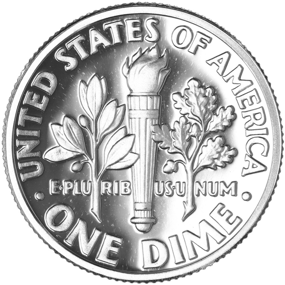 1996 S Roosevelt Dime Gem DCam Proof 90% Silver