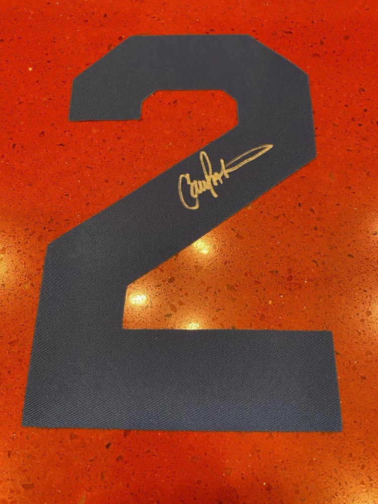 Corey Patterson Signed Chicago Cubs #2 Jersey Number Only -Guaranteed