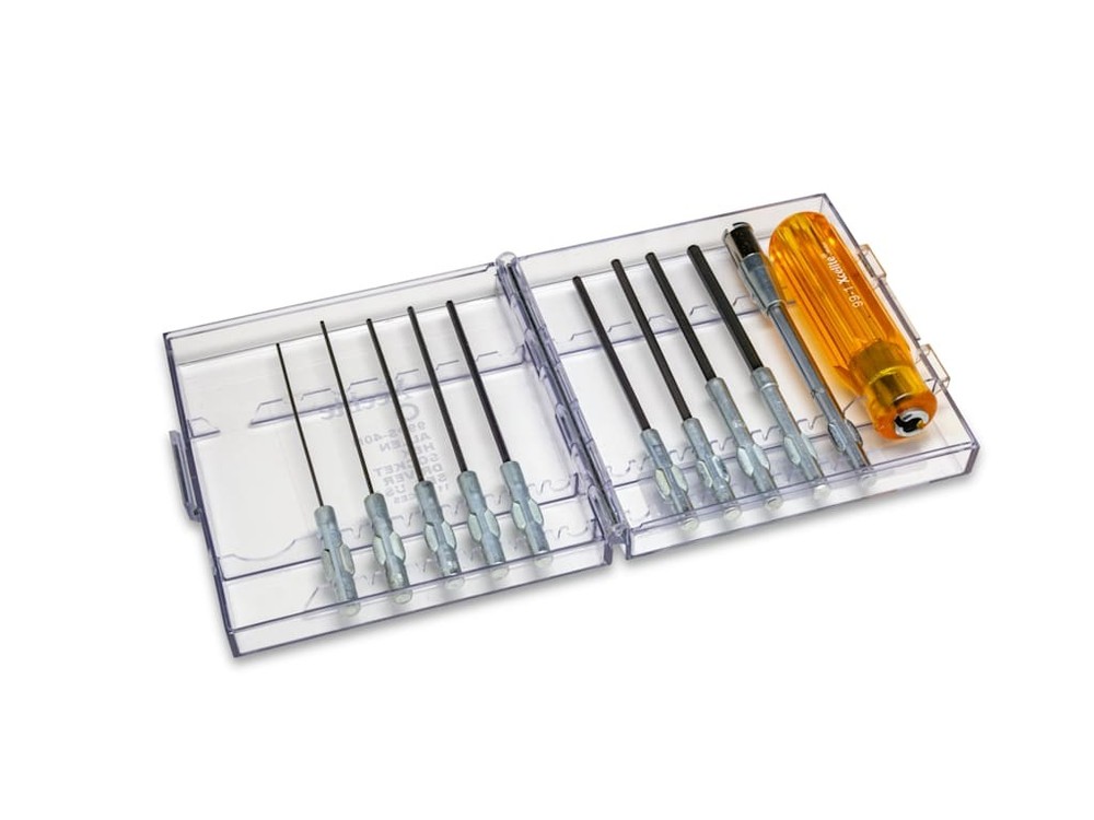 Xcelite 99PS40 - 11 Piece Allen Hex Socket Type Screwdriver Set - Inch Sizes