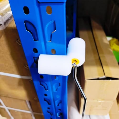 Corner Paint Rollers Kit, 6 Pack Foam Roller White, Foam Corner Paint Roller