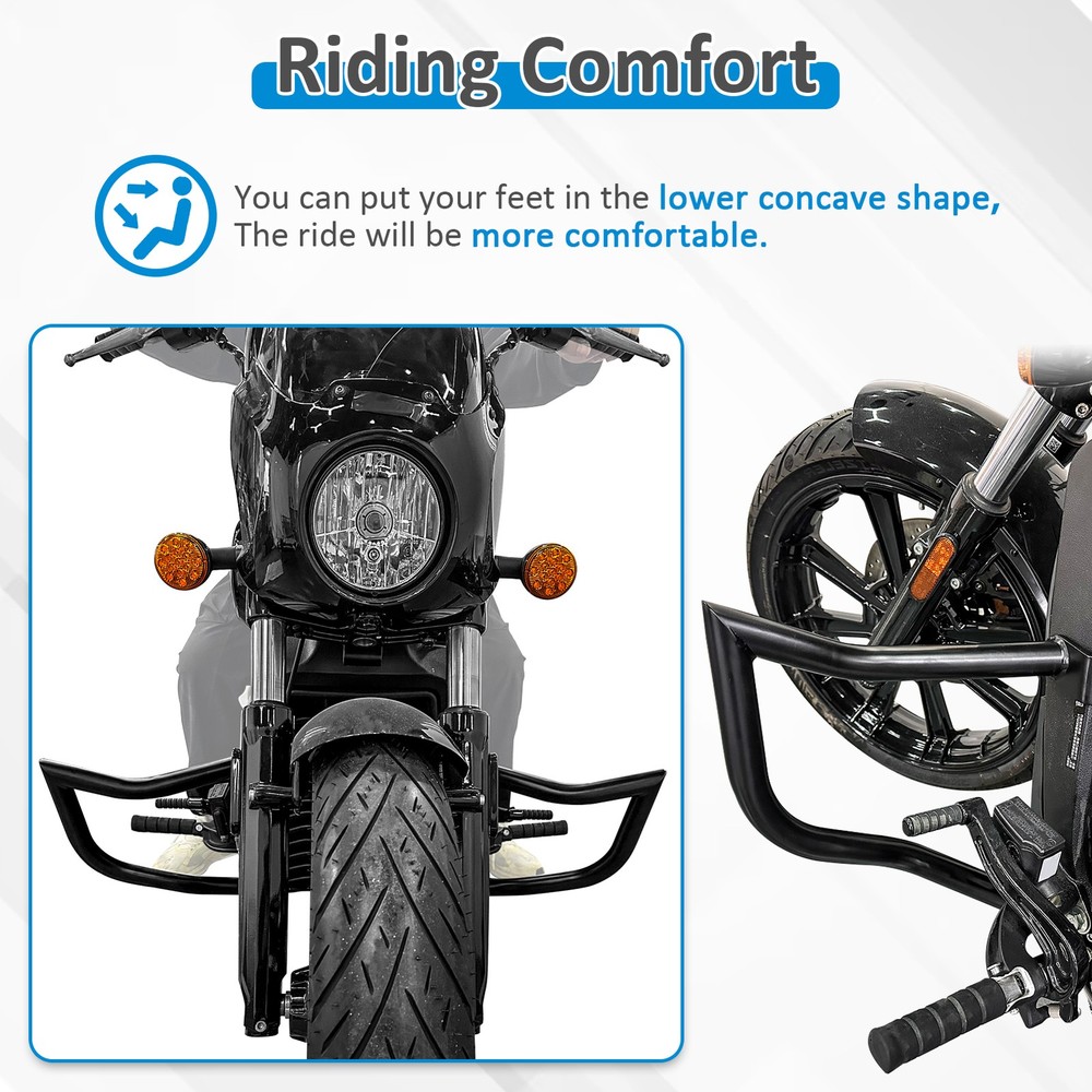 Sharp Front Engine Guard Crash Bar For Indian Scout Bobber Twenty Sixty 20-24