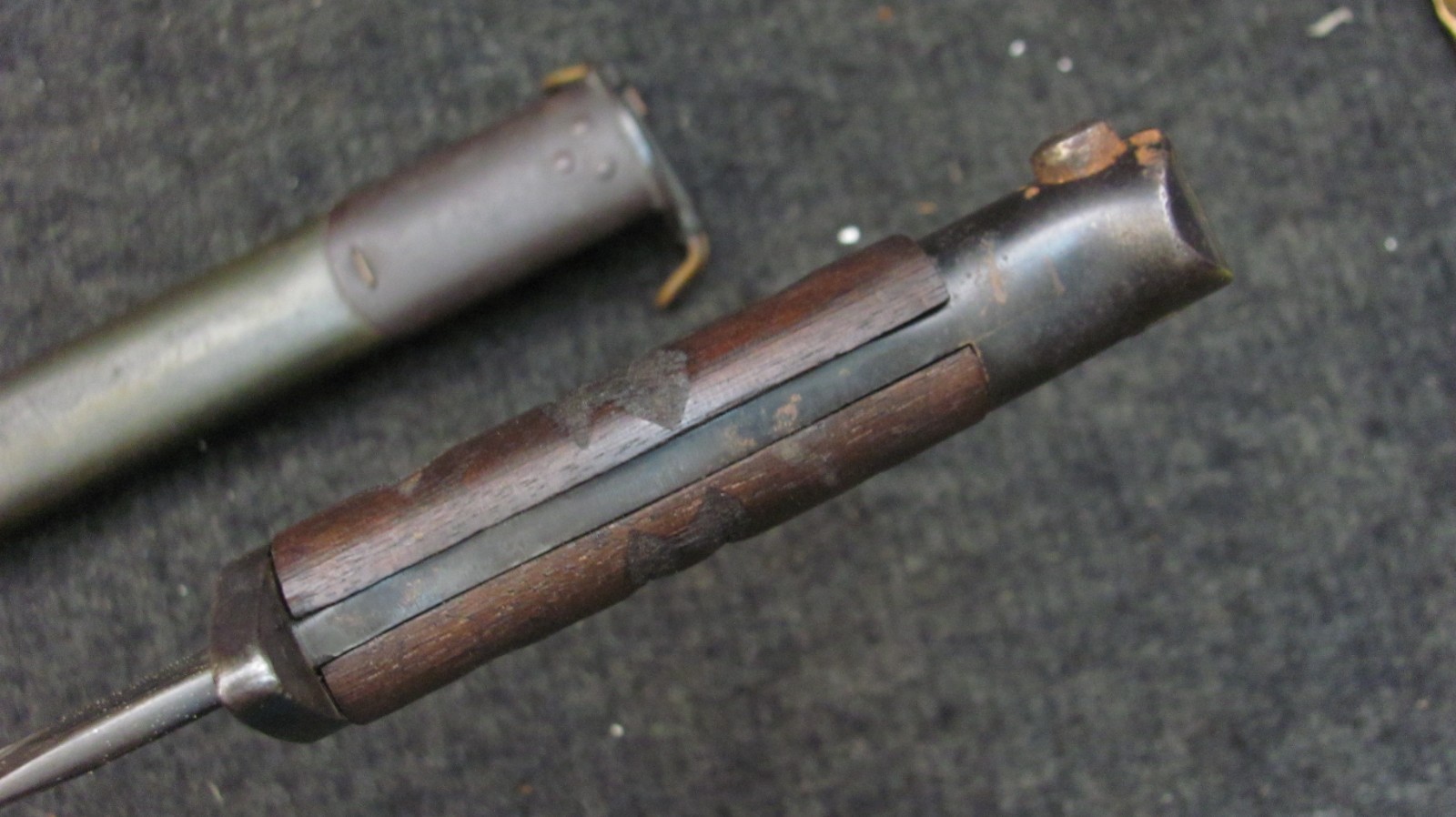 WWI US Army M1917 Enfield Rifle Bayonet w/Scabbard Remington - Trench Shotgun 1