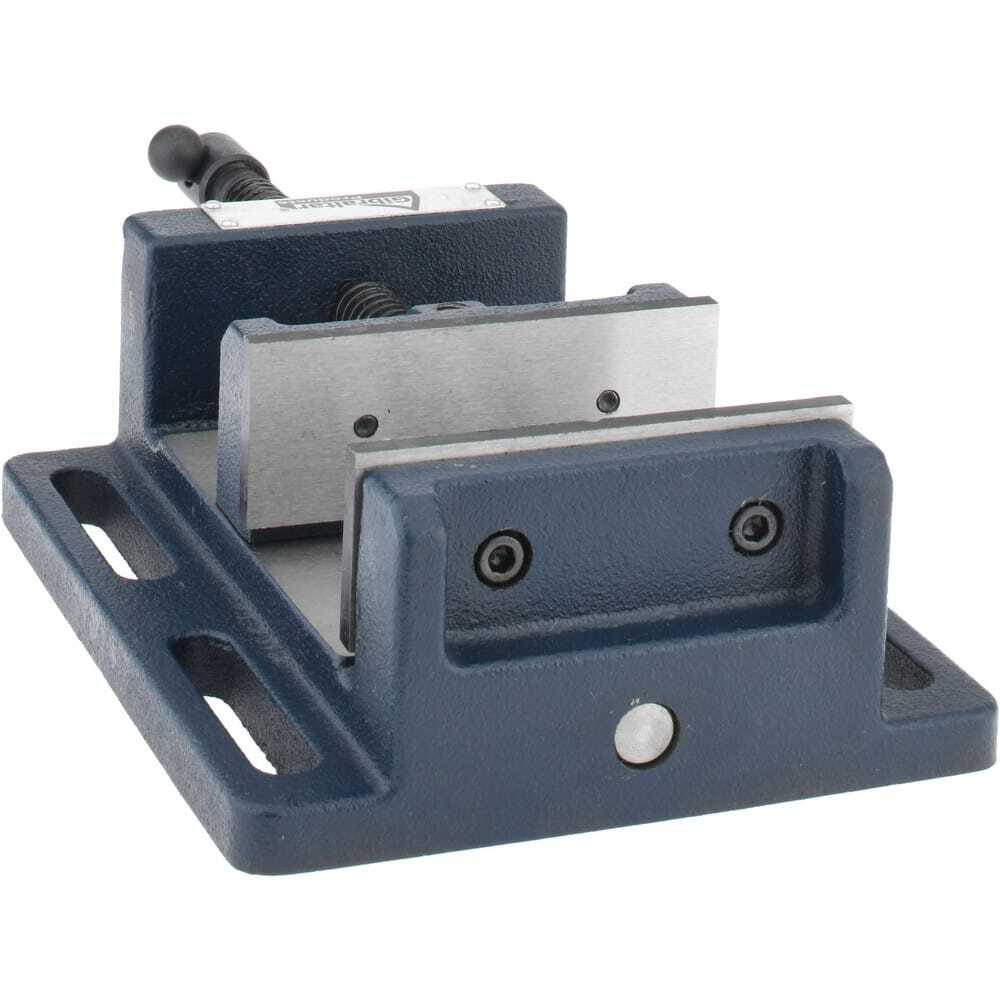 Gibraltar Low Profile Drill Press Vise, 4" Jaw Opening x 1-1/2" Throat Depth