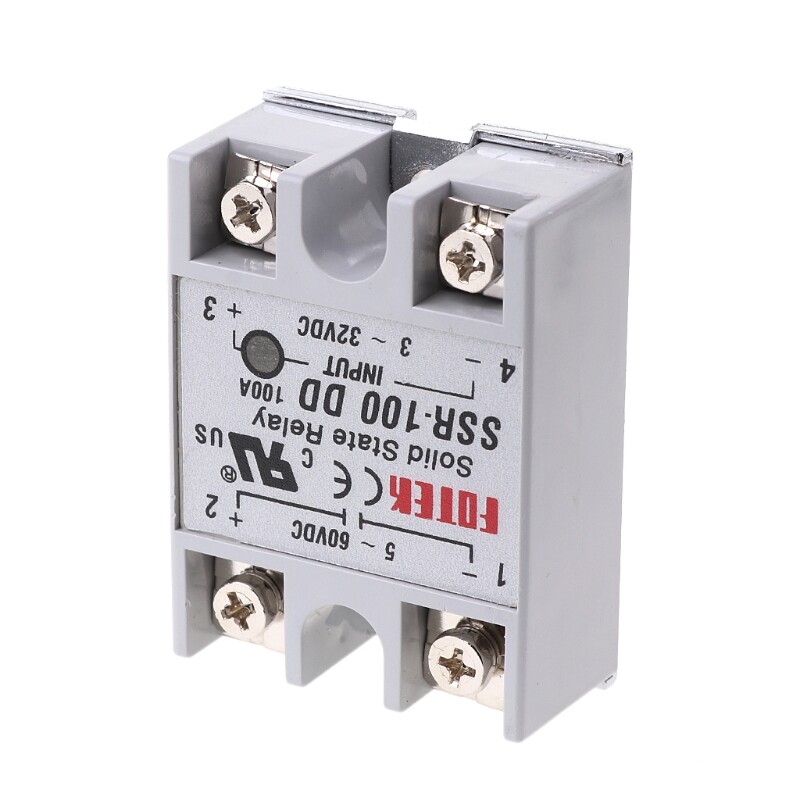 SSR-100 DD Relay Module 100A 3-32V for DC Input 5-60V for DC Output
