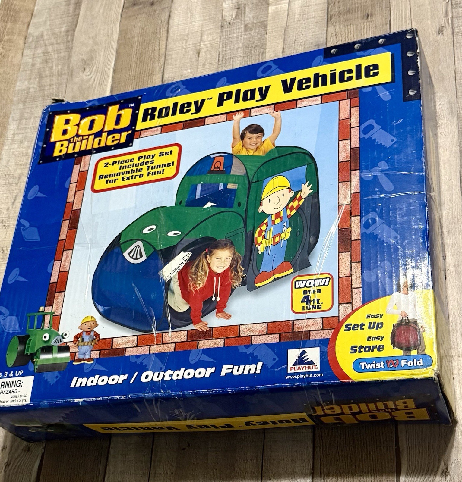 Bob The Builder Roley Very Rare Play Vehicle Popup Play House Tent Tunnel Sealed