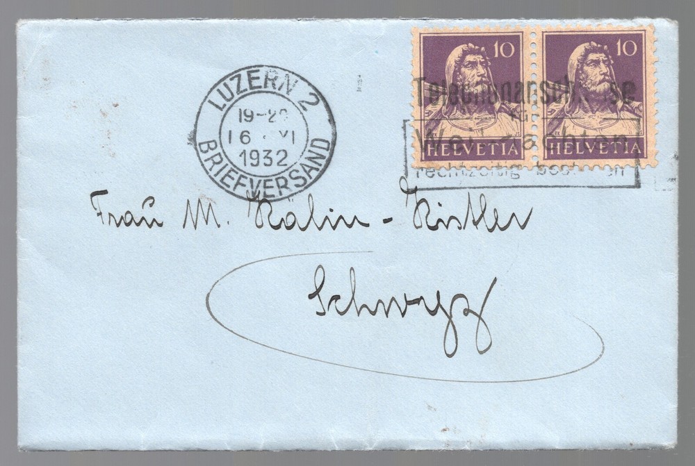 1932 Slogan Luzern Cover