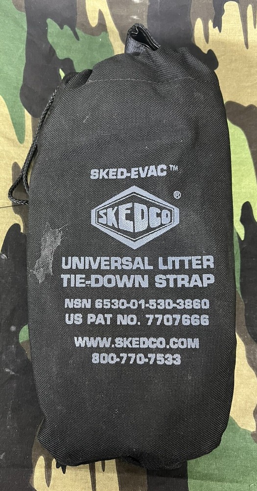 SKEDCO UNIVERSAL LITTER TIE-DOWN RATCHET STRAP SKED-EVAC STRAPS