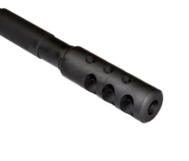 Steel 11/16x24 TPI Thread Competition Muzzle Brake Compensator For .450/.458