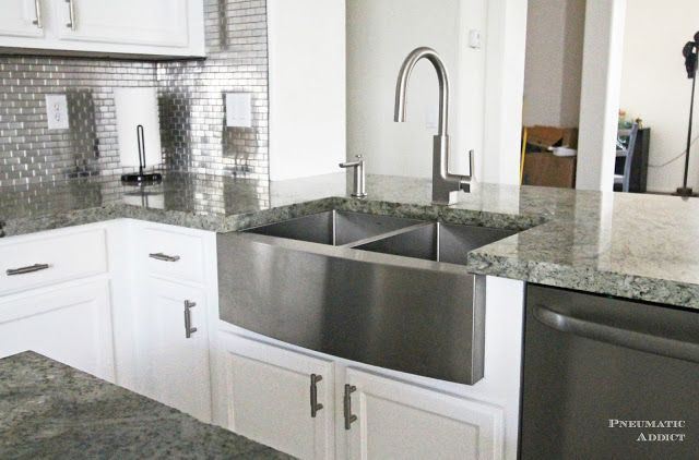 3" Modern Metal Pull Stainless Finish