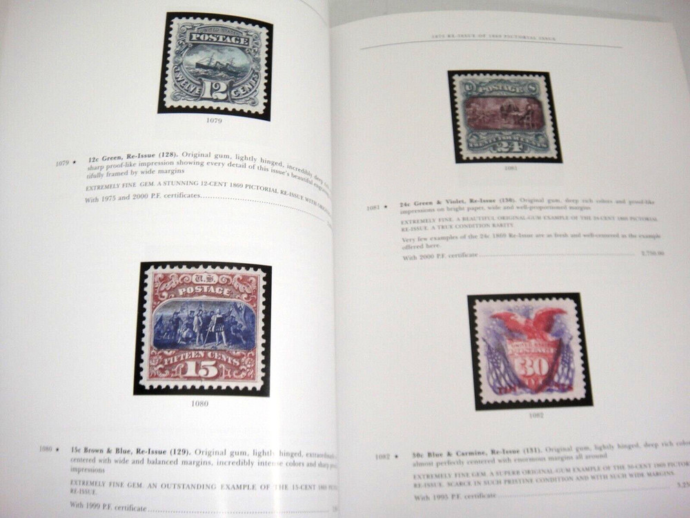 Siegel Stamp Auction Catalog John Odeneal Collection 1847 Issue Inverts 2007
