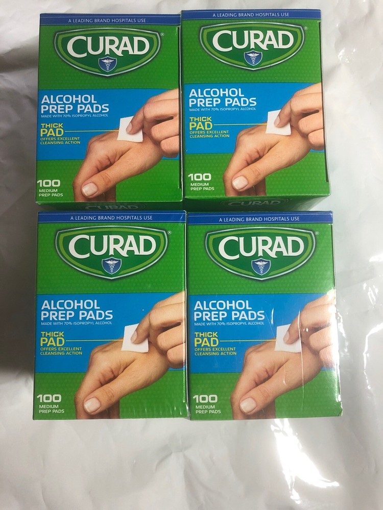 Curad Alcohol Prep Pads Total 400 count