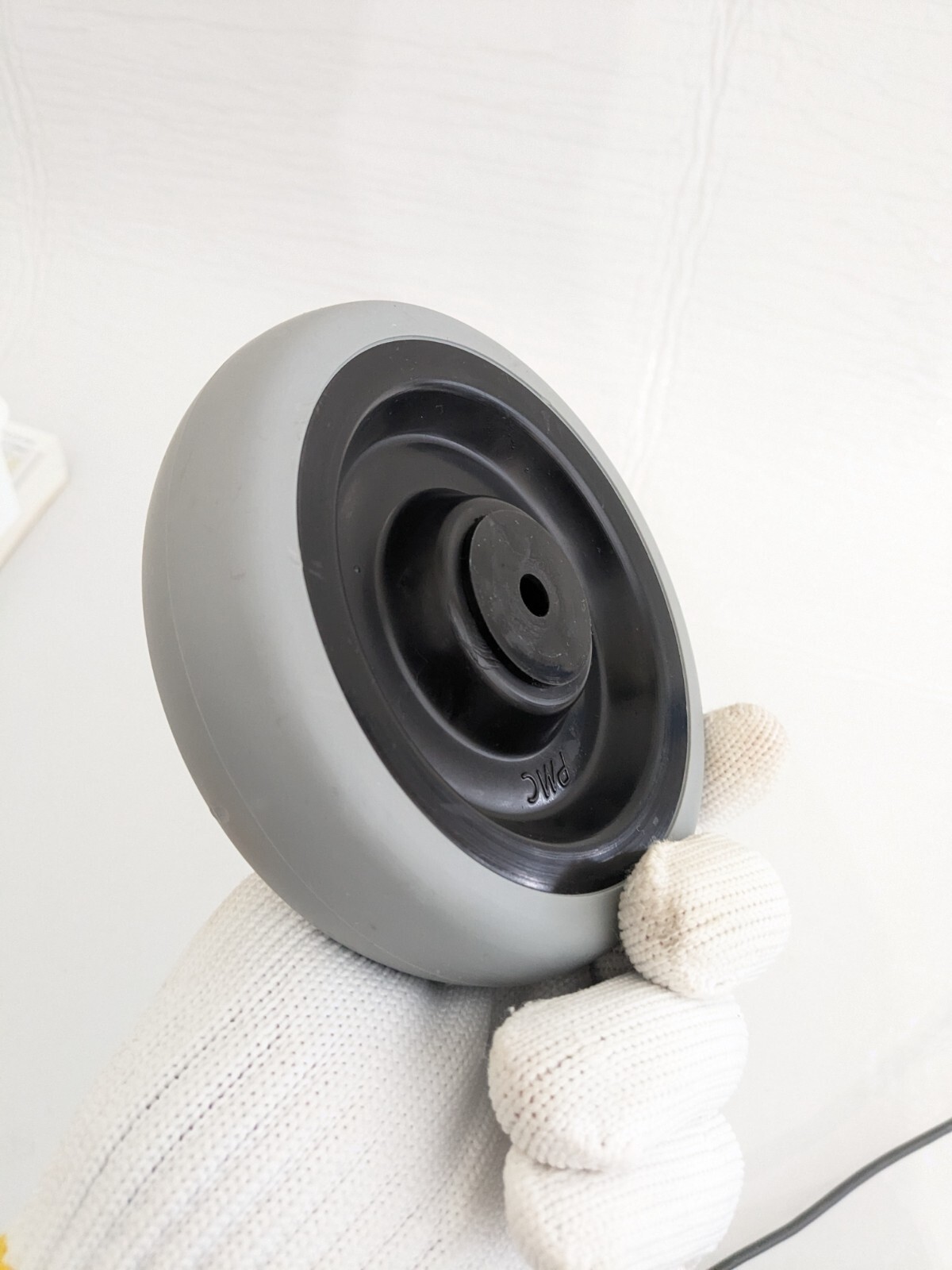 Set of 4 wheels | 5" Diameter wheels for Shopping Cart | Nuts and Bolts included