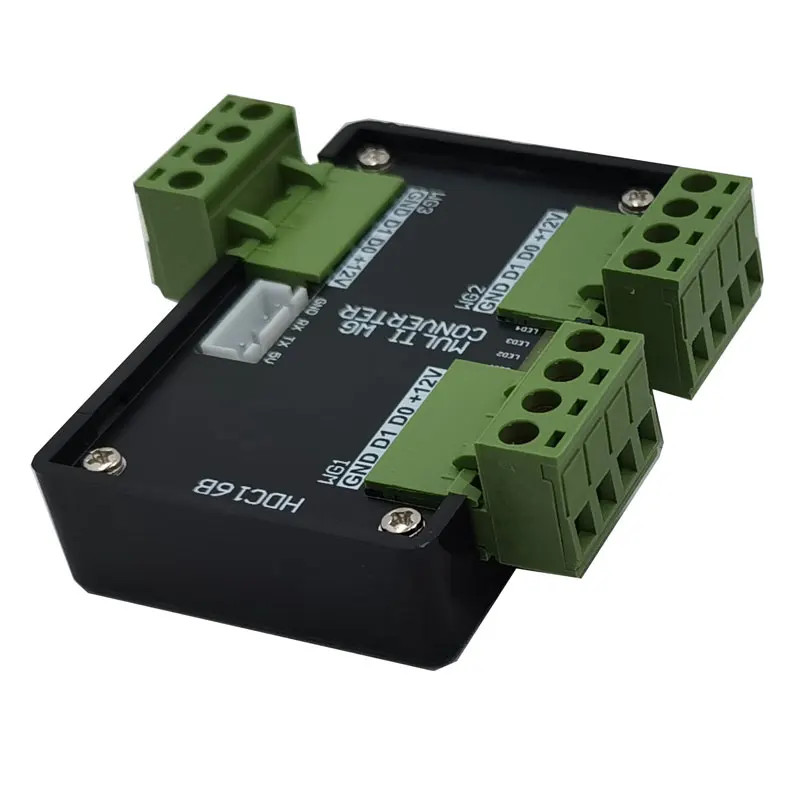 Multi Way Wiegand Format Converter Auto Recognize WG26~WG80 For Access Control