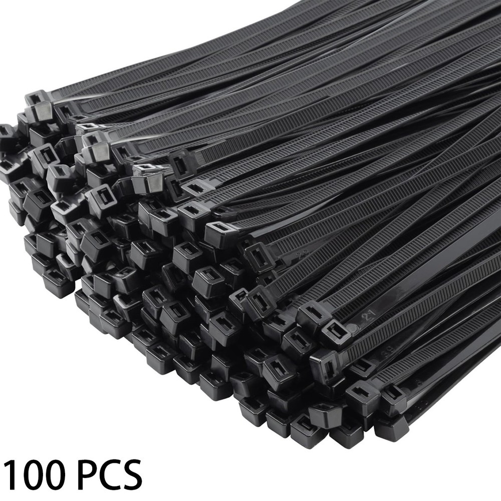 100 pcs Zip Ties Cable Zip Ties Heavy Duty Plastic Self-Locking Nylon Cable Ties