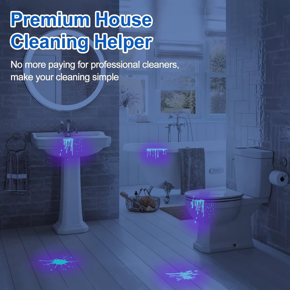 UV Blacklight Flashlight for Detecting Pet Urine & Stains