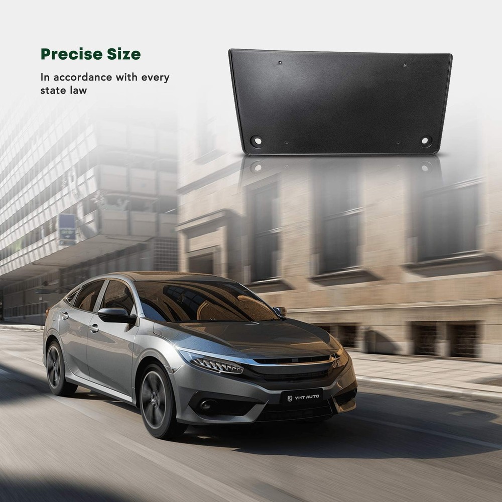 Front License Plate Frame without Screws for Passat 2016-2019 No Drill