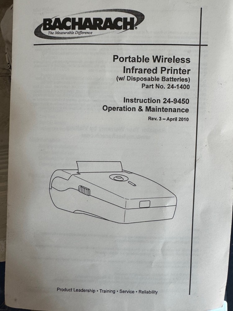 Bacharach Monoxor III Carbon Monoxider Analyzer
