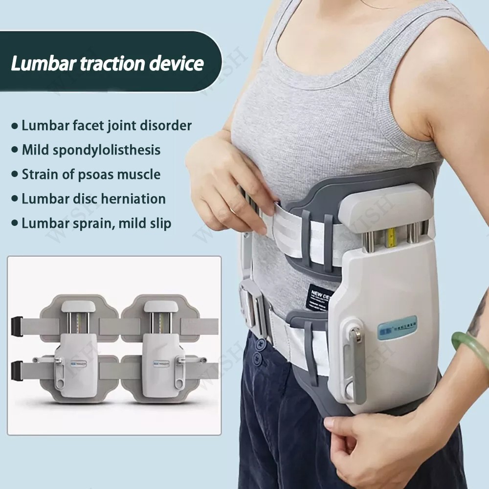 Professional Lumbar Traction Device,Herniated Disc Back Pain Relief Device