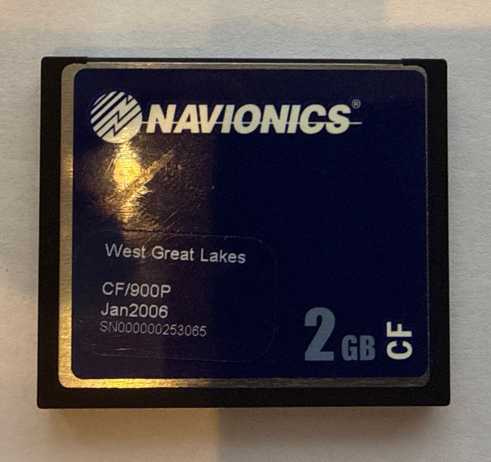 Navionics Platinum CF/900P West Great Lakes Compact Flash Chart Card