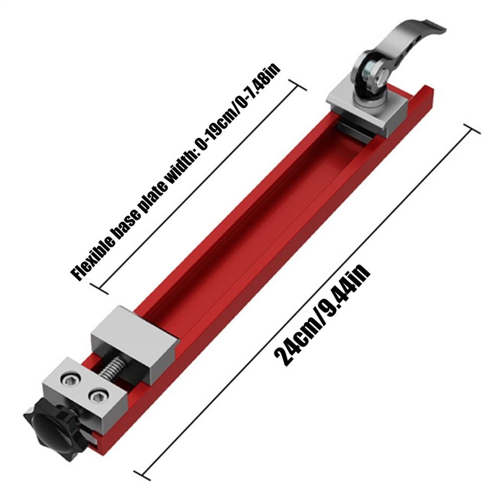 Adjustable Cutting Machine Base Guide,Circular Saw Milling Positioning Clamps ⊥