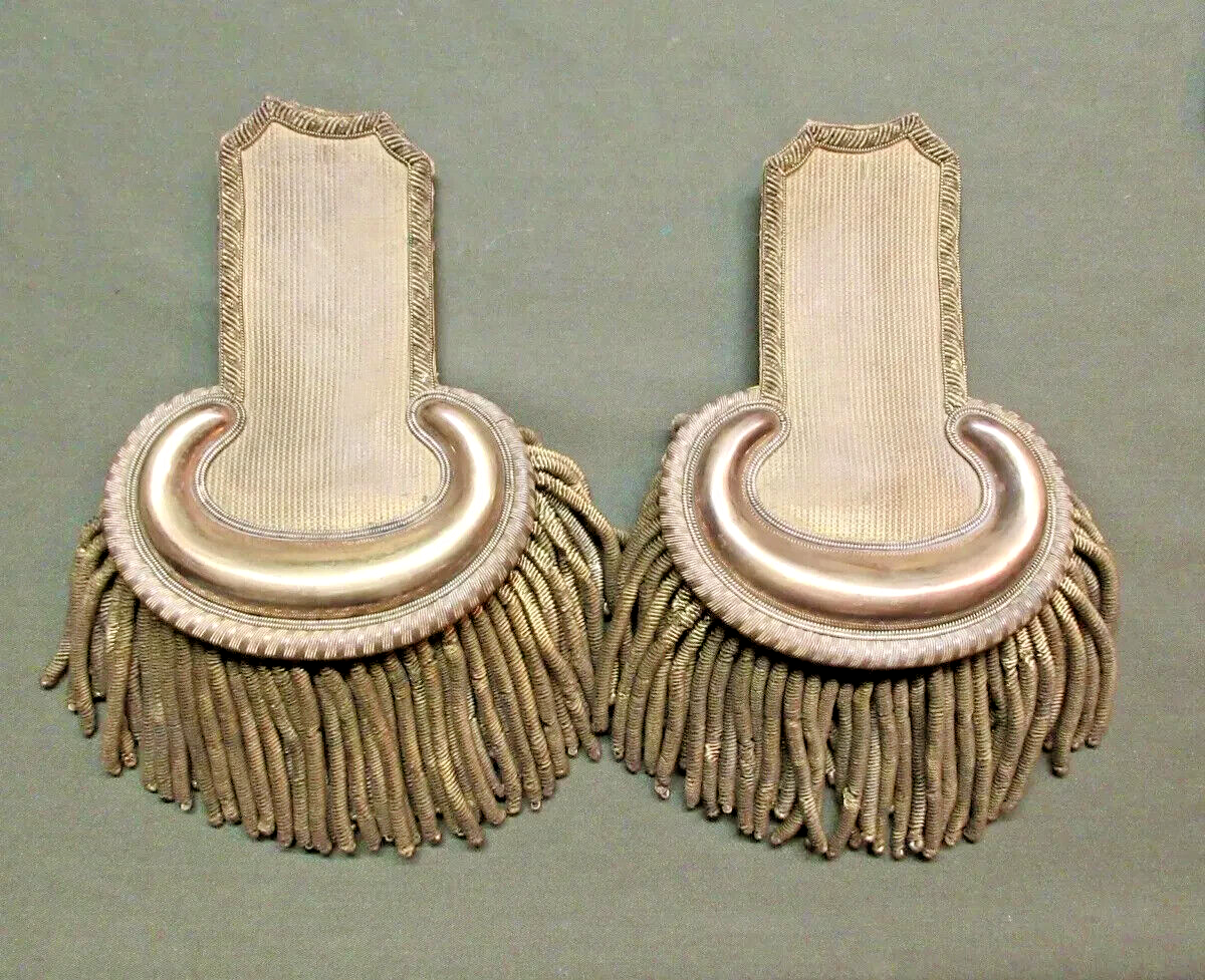 Pre Civil War Company Grade Epaulettes Made by Bent & Bush - Boston
