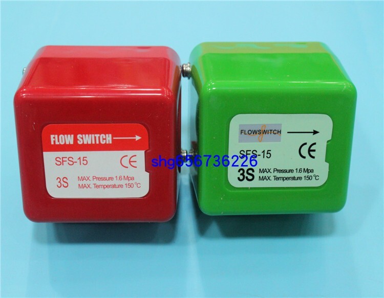 1PCS NEW SFS-25 1" green shell Flow switch FOR 3S