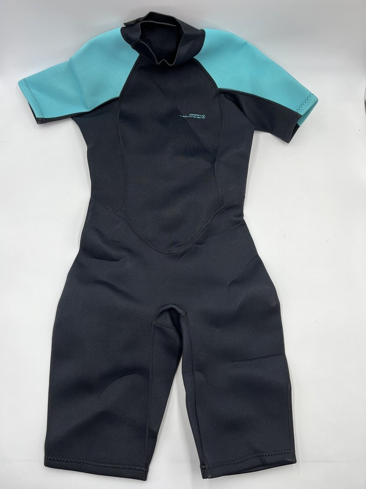 Dive & Sail Dark Lightning Short Sleeve Wet Suit , Size 4 #R4E2