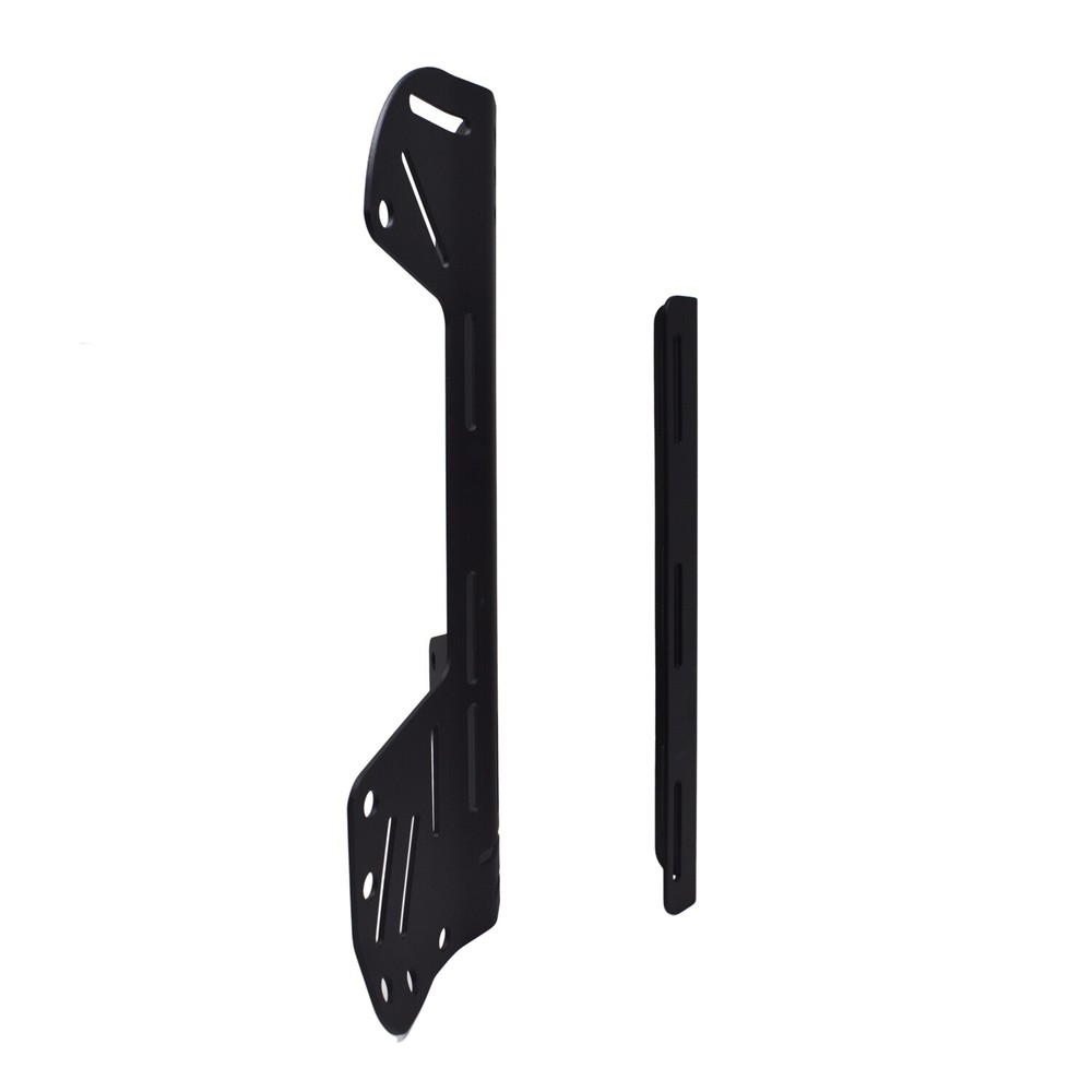 Scuba Tech Diving Low Volume Aluminum Backplate + Single Tank Adapter, Black